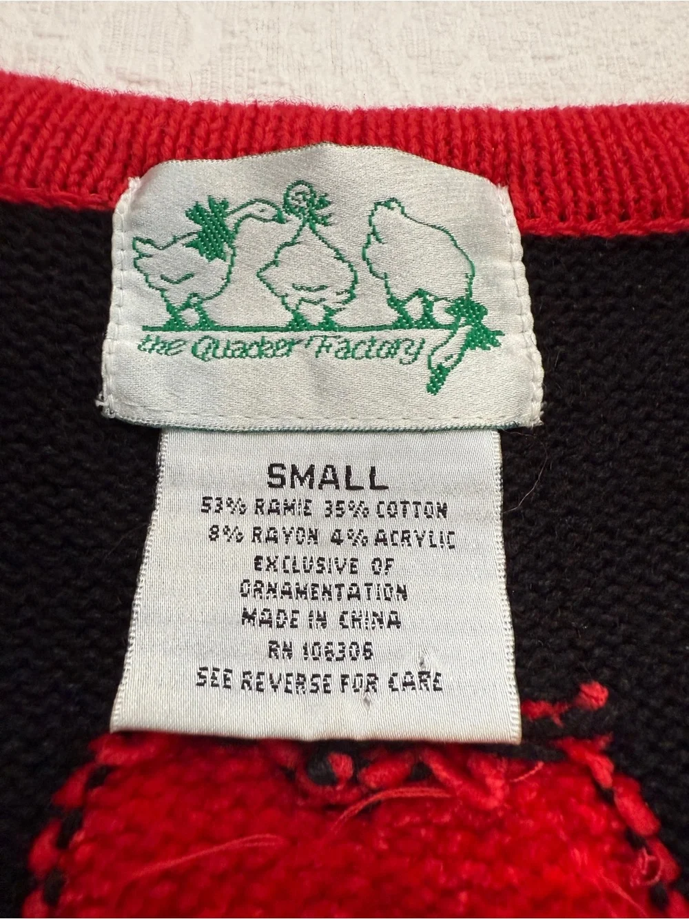 The Quaker Factory Heart Cardigan Button Up Sweater Women’s Small